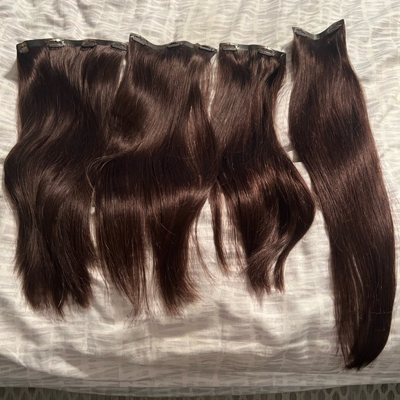 Bellami Brown Hair Extensions - Picture 1 of 6